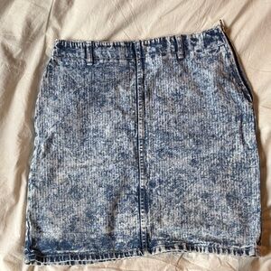 Super 80s vintage Acid Wash mini Skirt